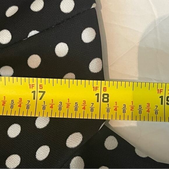 Talbots Black & White Polka Dot Career OfficeCore Shirt Dress NWOT Size S - Picture 11 of 13